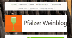 Desktop Screenshot of pfaelzer-weinblog.de